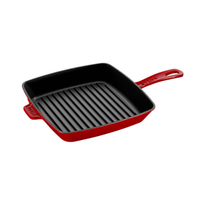 Staub American Square Grill 26cm Cherry Red