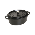 Staub Cocottes & Casseroles Staub Oval Cocotte 31cm Black