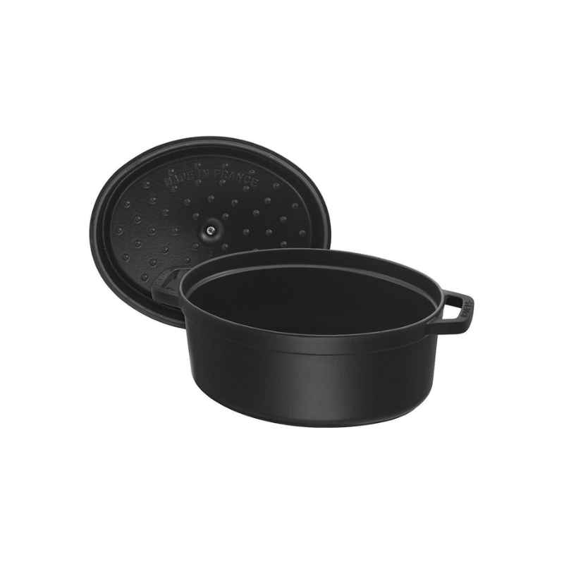 Staub Oval Cocotte 31cm Black