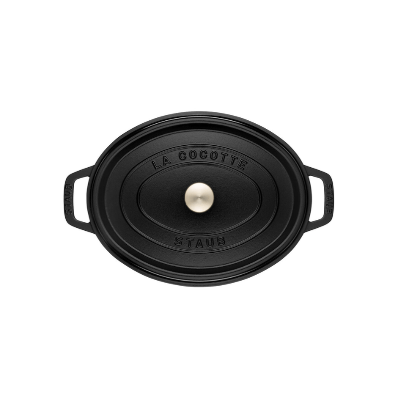 Staub Oval Cocotte 31cm Black