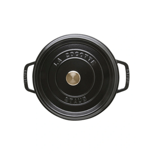 Staub Round Cocotte 18cm Black