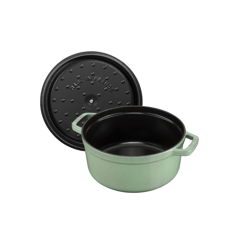 Staub Round Cocotte 20cm Sage