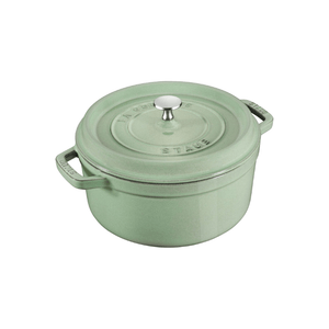 Staub Round Cocotte 20cm Sage