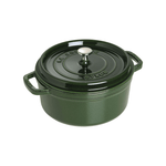 Staub Cocottes & Casseroles Staub Round Cocotte 24cm Basil Green