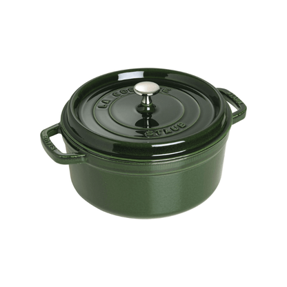 Staub Cocottes & Casseroles Staub Round Cocotte 24cm Basil Green