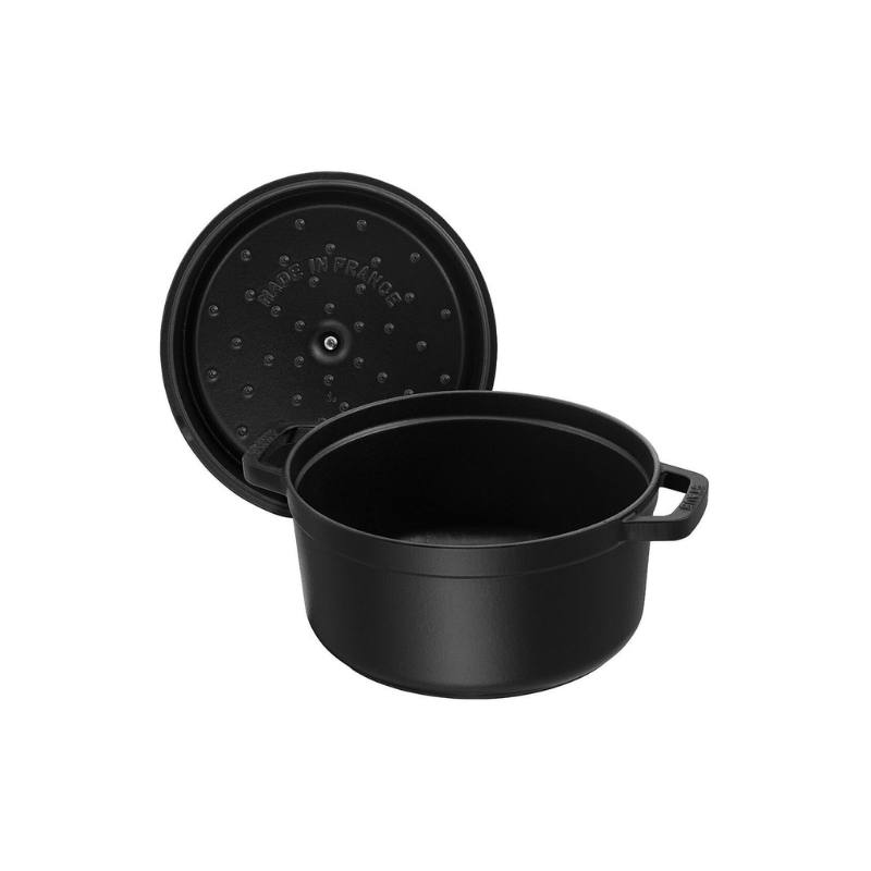 Staub Round Cocotte 24cm Black