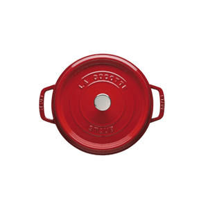 Staub Round Cocotte 24cm Cherry Red