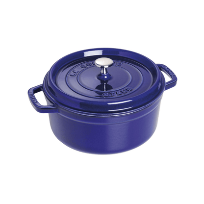 Staub Round Cocotte 24cm Dark Blue