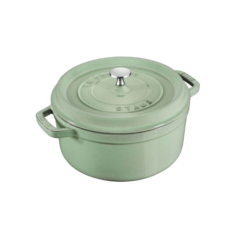 Staub Round Cocotte 24cm Sage