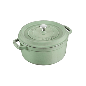 Staub Round Cocotte 24cm Sage