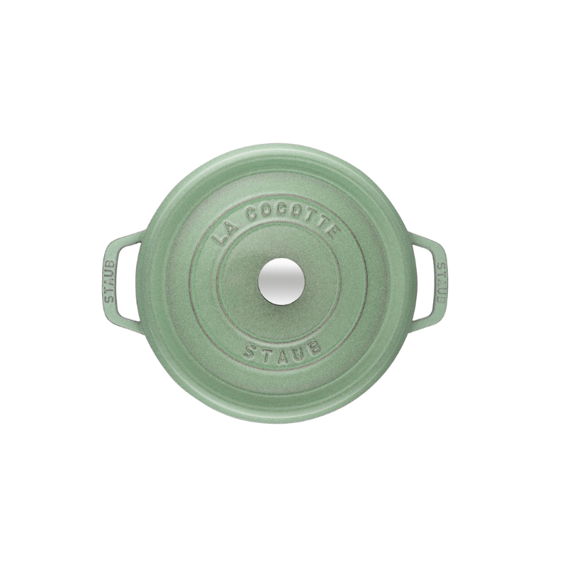 Staub Round Cocotte 24cm Sage