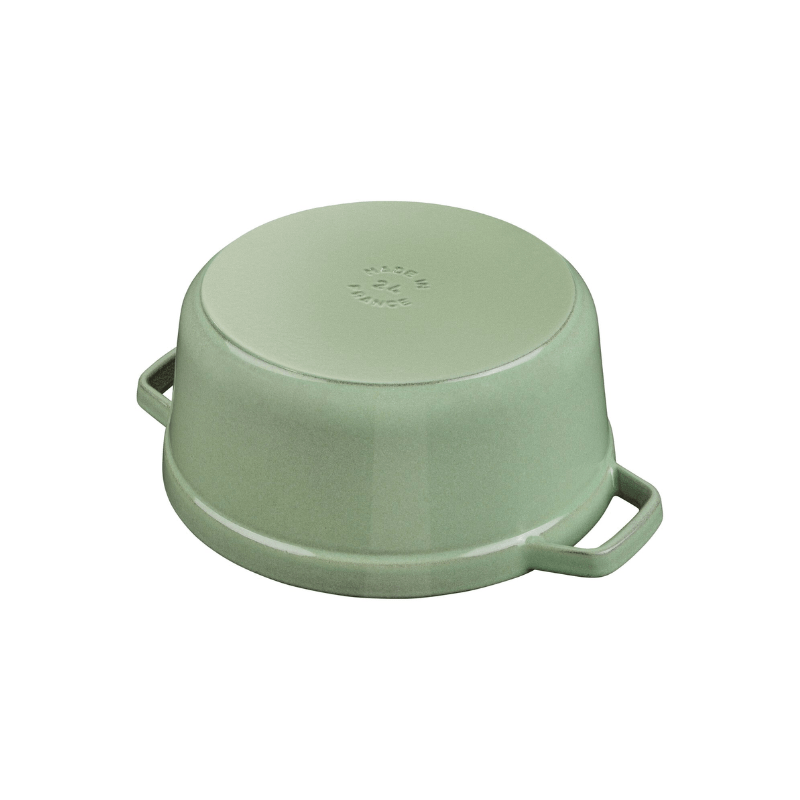 Staub Round Cocotte 24cm Sage