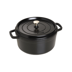 Staub Round Cocotte 26cm Black