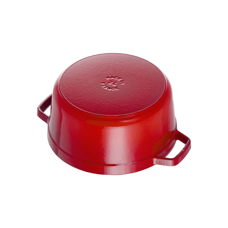 Staub Round Cocotte 26cm Cherry Red