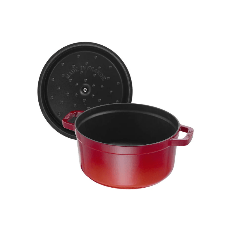 Staub Round Cocotte 26cm Cherry Red