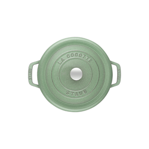 Staub Round Cocotte 26cm Sage