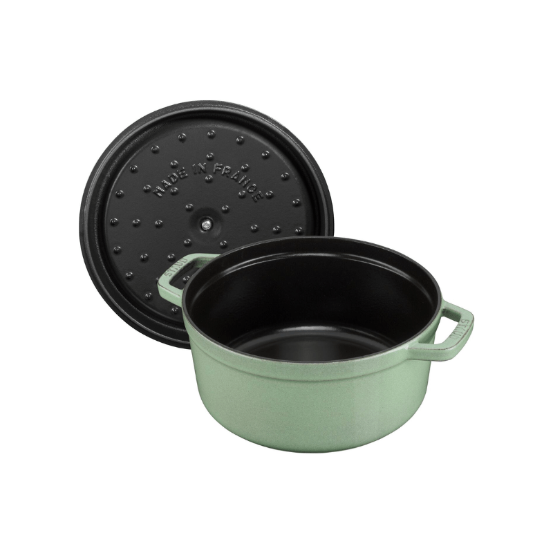 Staub Round Cocotte 26cm Sage