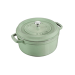 Staub Round Cocotte 26cm Sage