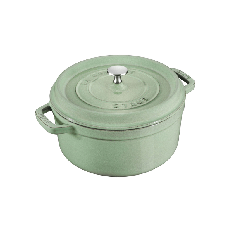 Staub Round Cocotte 26cm Sage