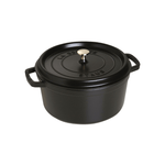 Staub Round Cocotte 28cm Black