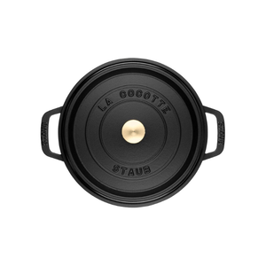 Staub Round Cocotte 28cm Black