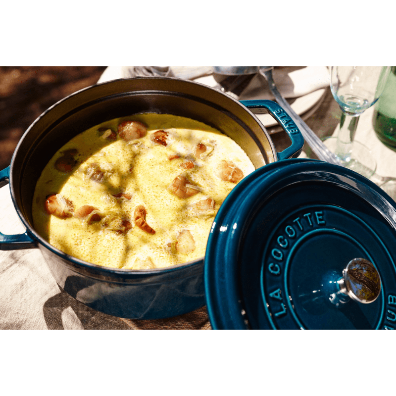 Staub Round Cocotte 28cm La Mer