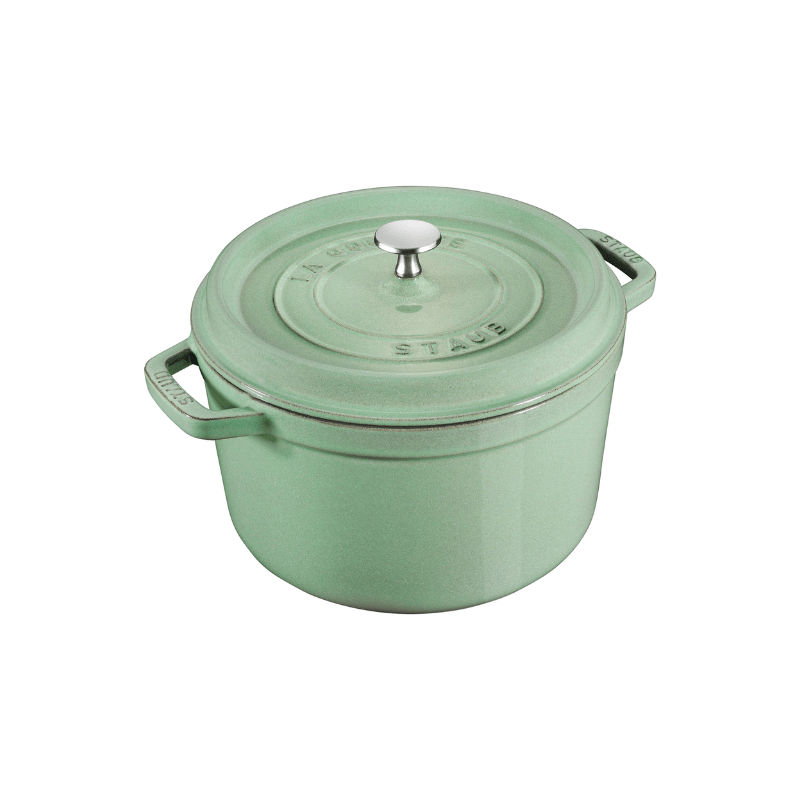 Staub Round Cocotte 28cm Sage