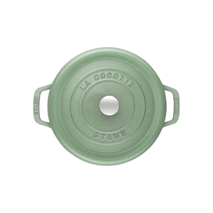 Staub Round Cocotte 28cm Sage