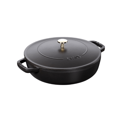 Staub Saute Pan Chistera 26cm Black