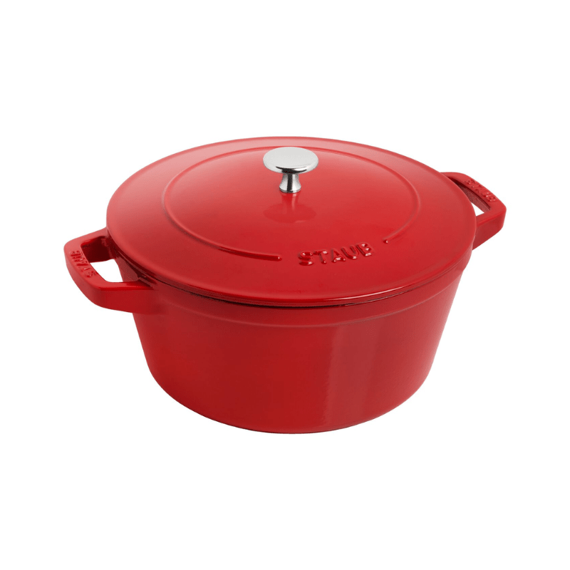 Staub Stackable 24cm Cookware Set 4-Piece Cherry Red