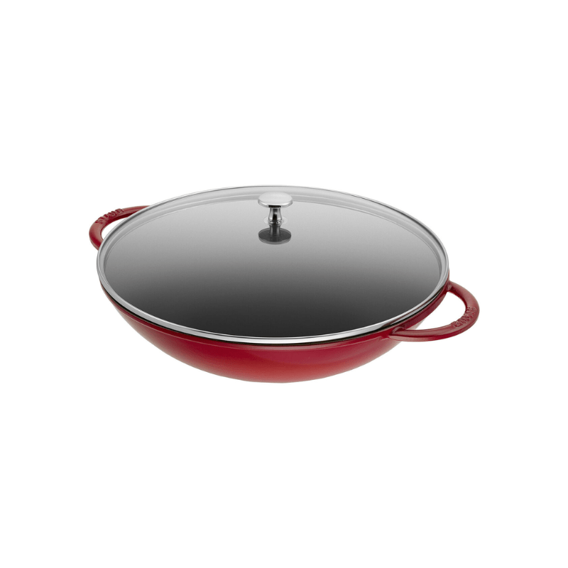 Staub Wok 37cm Cherry Red