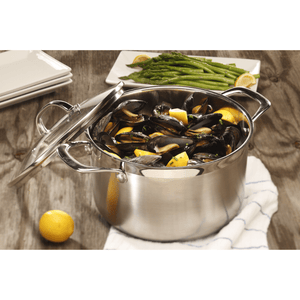 Swiss Diamond Premium Steel Induction Casserole 24cm & Lid