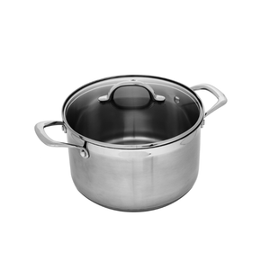 Swiss Diamond Premium Steel Induction Casserole 24cm & Lid