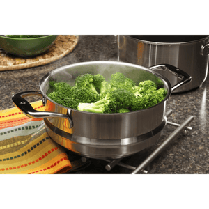 Swiss Diamond Premium Steel Induction Multi Steamer Insert & Lid