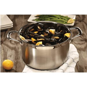 Swiss Diamond Premium Steel Induction Stockpot & Lid 24cm