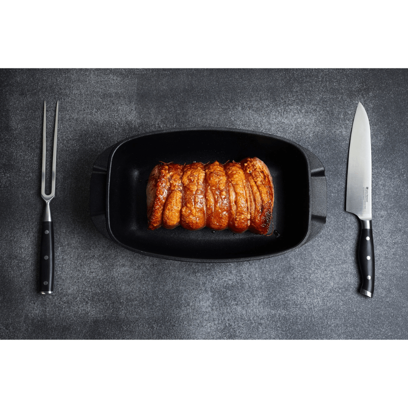 Swiss Diamond XD Classic Non-Stick Roaster Dish + Glass Lid 33cm x 21cm