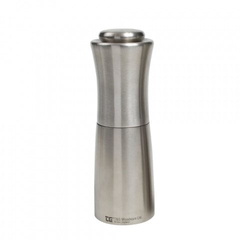 T&G Crush Grind Stainless Steel Pepper 15cm The Homestore Auckland