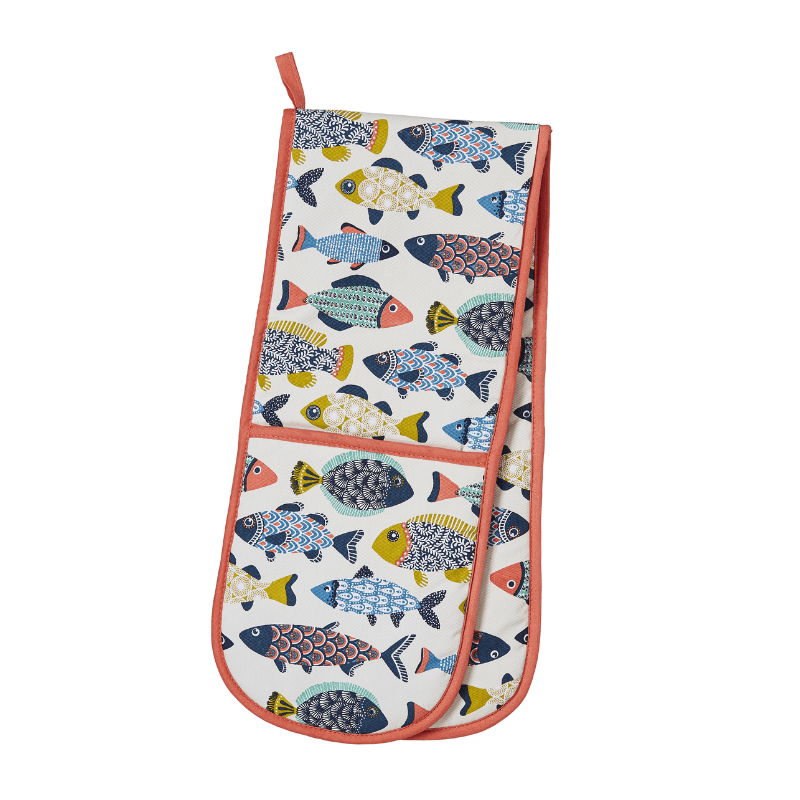 Ulster Weavers Double Oven Glove Aquarium