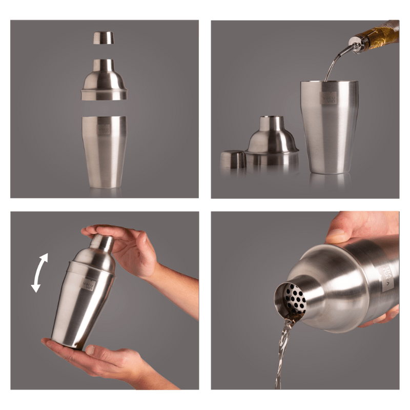 Vacu Vin Cocktail Shaker Stainless Steel