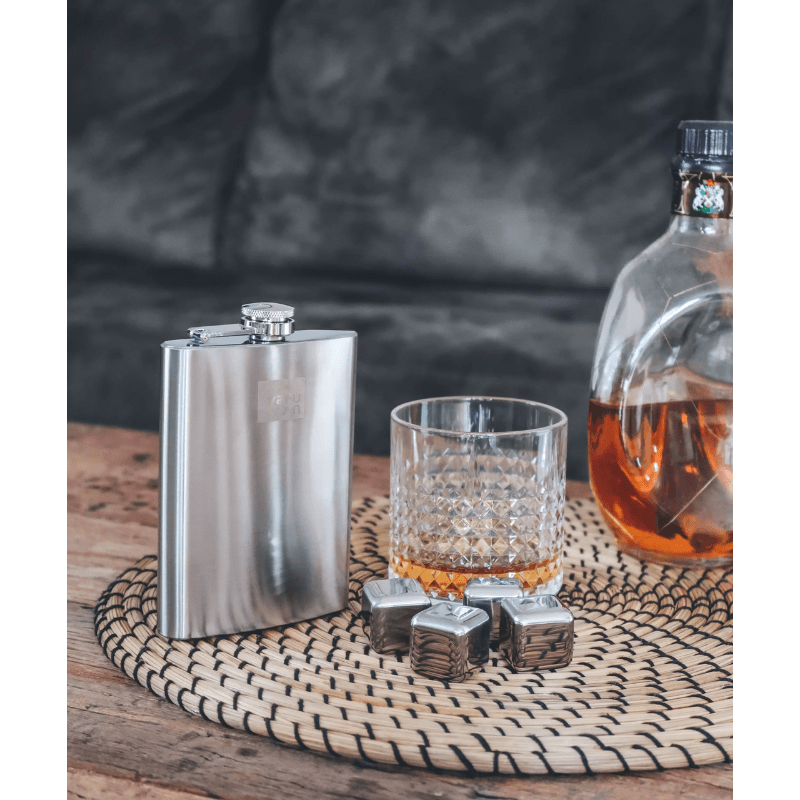 Vacu Vin Whiskey Stones Stainless Steel Set of 4