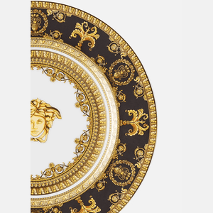 Versace I Love Baroque Nero Plate 18cm