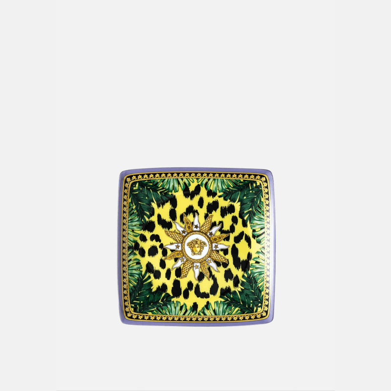 Versace Jungle Animal Wild Square Plate 12cm