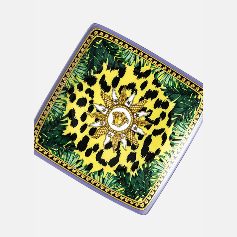 Versace Jungle Animal Wild Square Plate 12cm