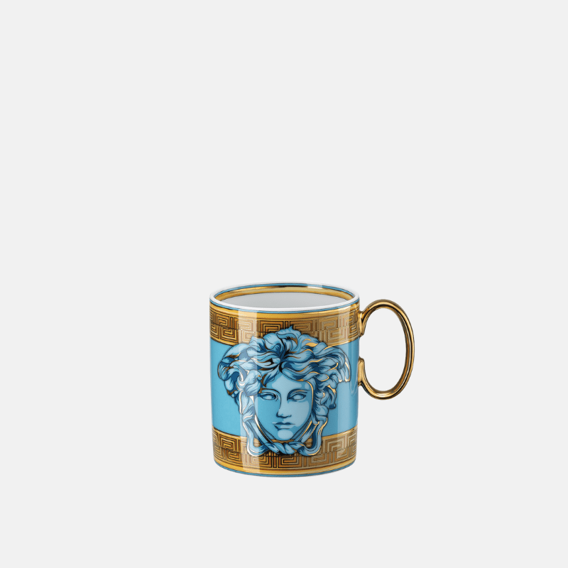 Versace Medusa Amplified Blue Coin Mug