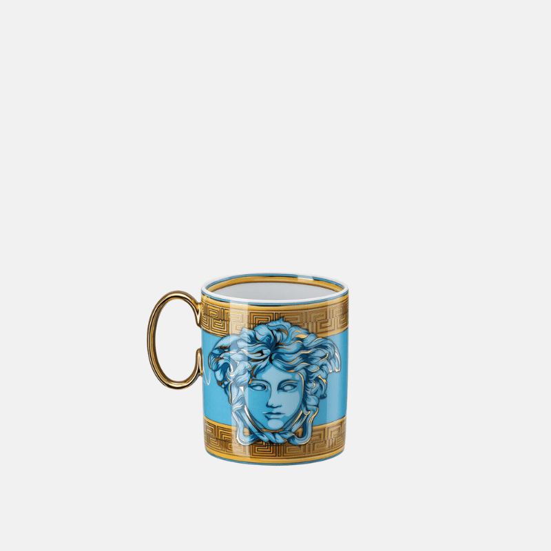 Versace Medusa Amplified Blue Coin Mug