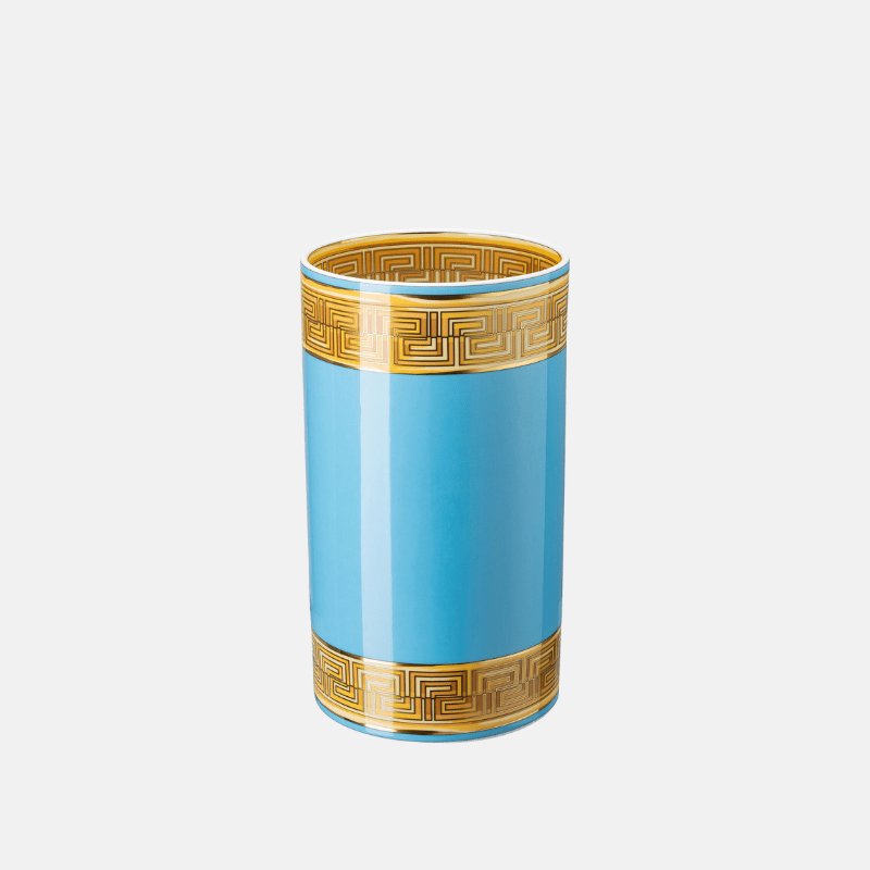 Versace Medusa Amplified Blue Coin Vase 30cm