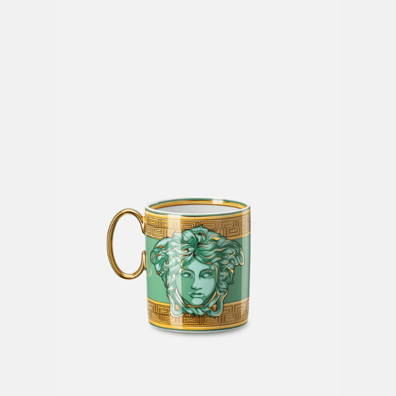 Versace Medusa Amplified Green Coin Mug