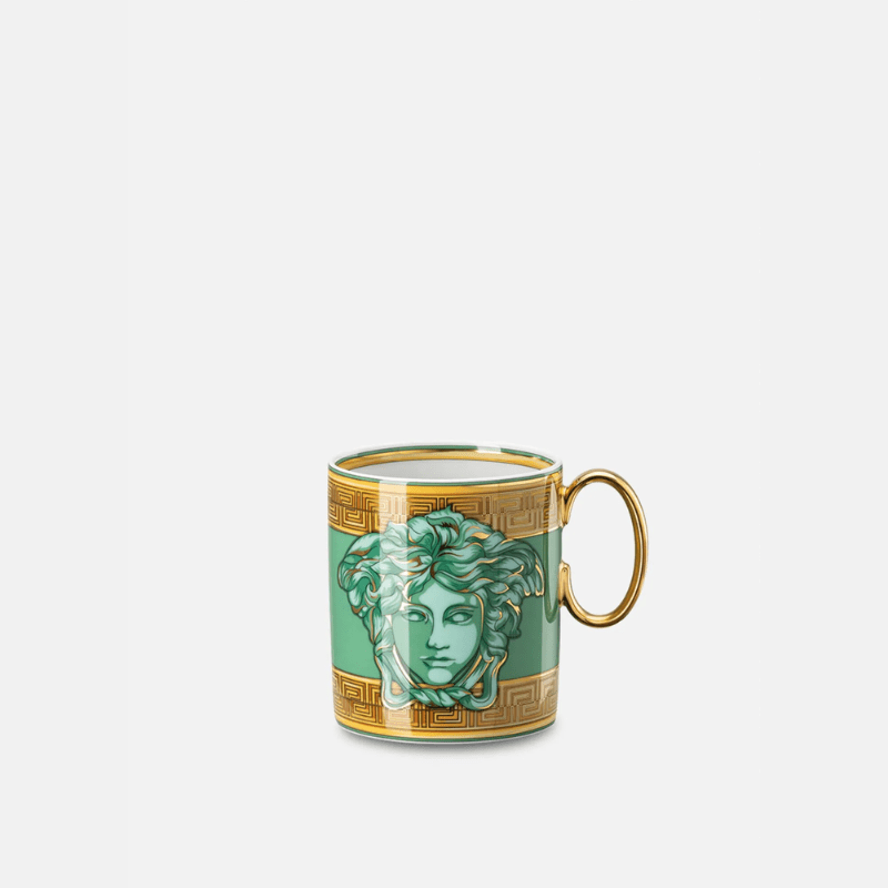 Versace Medusa Amplified Green Coin Mug