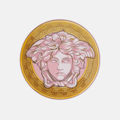 Versace Medusa Amplified Pink Coin Service Plate 33cm