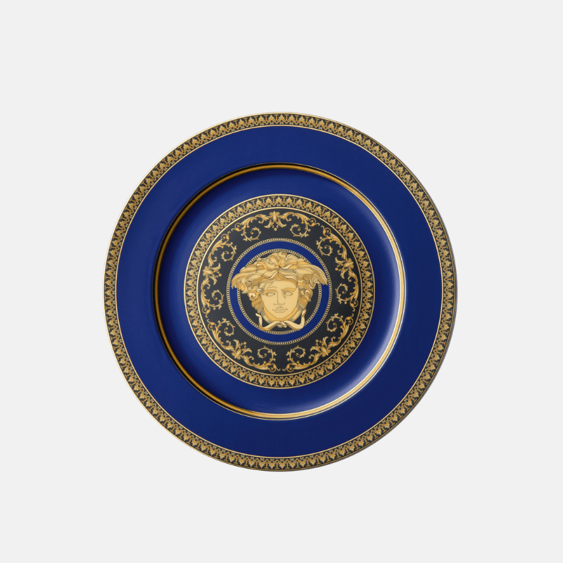 Versace Medusa Blue Service Plate 30cm